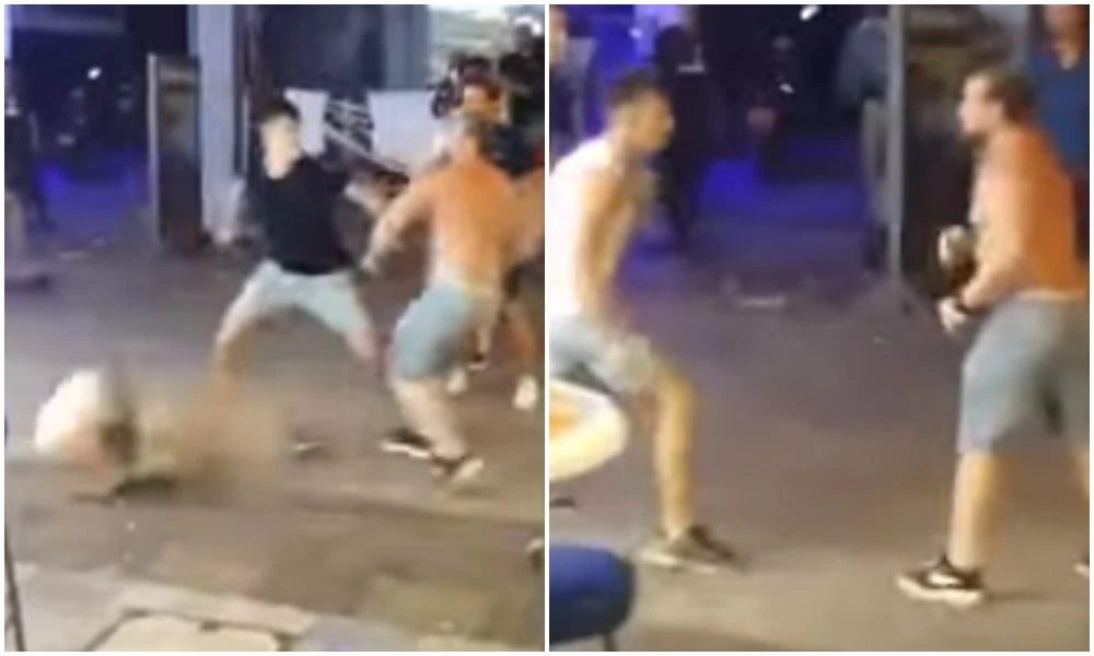 Άγριο ξύλο μεταξύ τουριστών στην Αγία Νάπα – Το βίντεο που έγινε viral